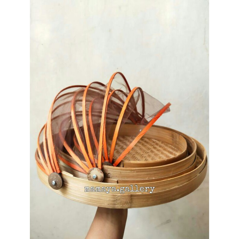 Box hantaran bambu unik / wadah tudung saji bambu