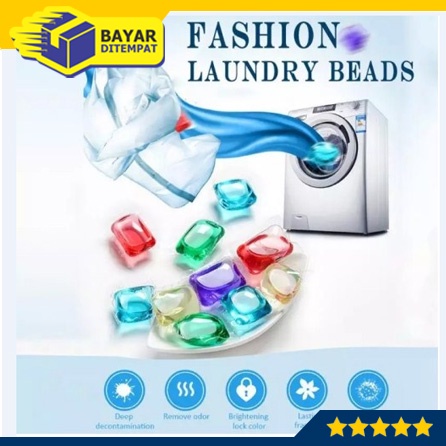 Sabun Laundry GEL BALL JELLY BEADS Detergent Gell Cuci Baju Anti Septik