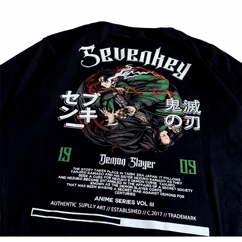 Tshirt Katun Jepang SEVENKEY X NEXT TIME ORIGINAL BRAND BANDUNG (jepang)