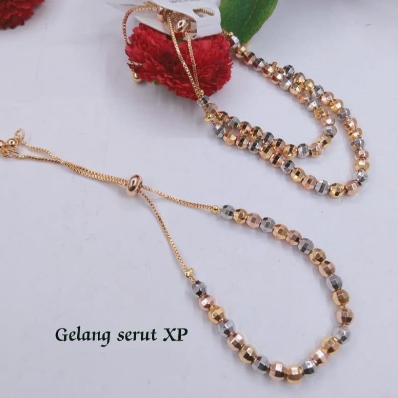 gelang serut xuping / motif bola