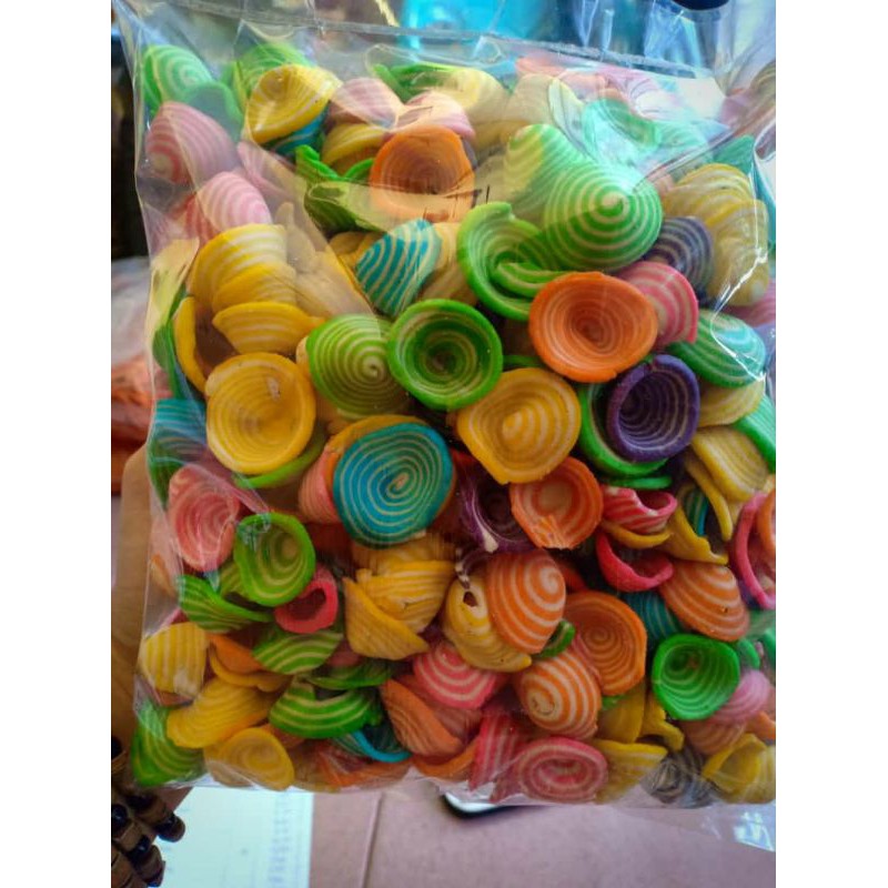 

Kuping gajah rainbow kerucut 500gram|New kuping gajah kerucut