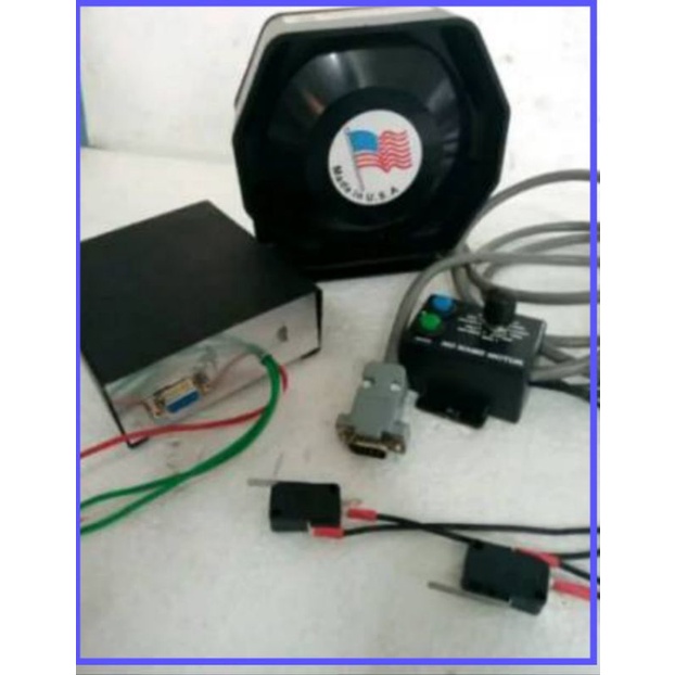modul toa modul sirine patwal 12 suara 100watt plus speaker slim 200watt