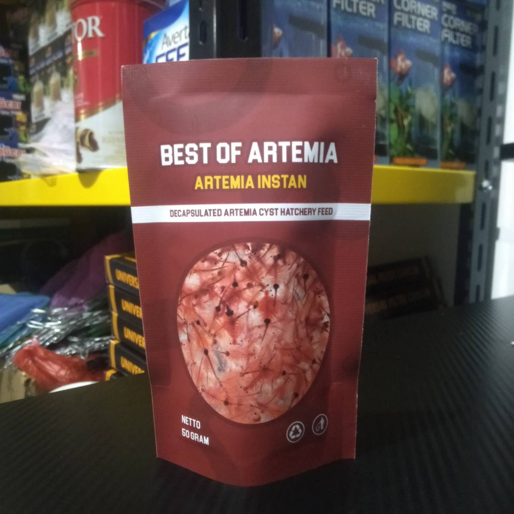 (BOA) BEST OF ARTEMIA 50 GR ARTEMIA INSTANT - DECAPSULATED ARTEMIA (MERAH)