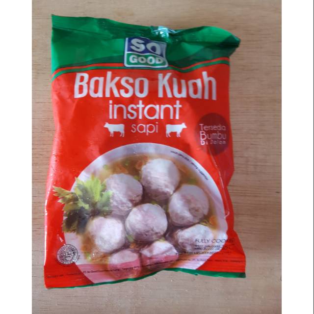 

SO GOOD BAKSO KUAH 120 GRAM ISI 8 PCS