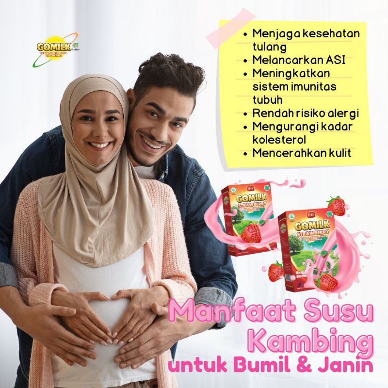 

gomilk susu kambing etawa plus herbal nutrisi terbaik untuk bumil dan busui