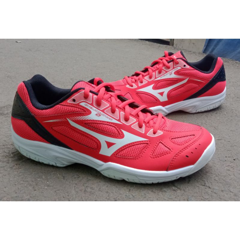 Sepatu Volly Mizuno Cyclone Speed2-Tomato/White/Black