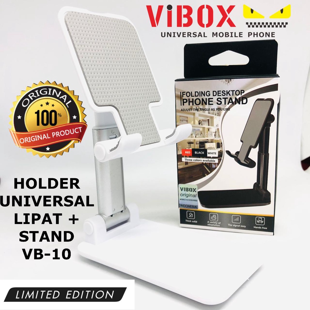 HOLDER PHONE STAND HD - 29 ORIGINAL Liftable Foldable Phone Holder Stand HP VIBOX VB10