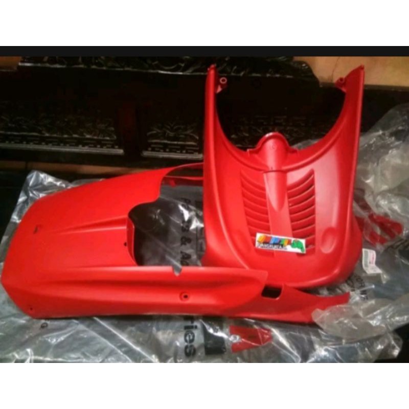 Dek paru dan dek kolongan yamaha mio sporty smile merah original yamaha cover body kasar mio sporty 
