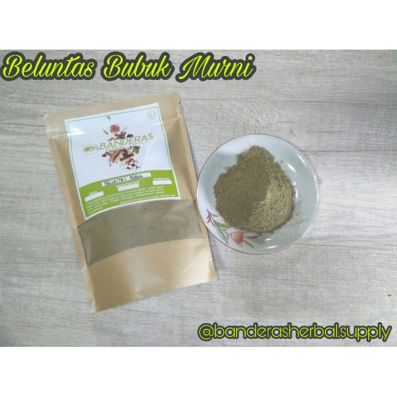 

(FRESH) Daun Beluntas Bubuk Murni 500gr - Pluchea Indica Powder 500gr