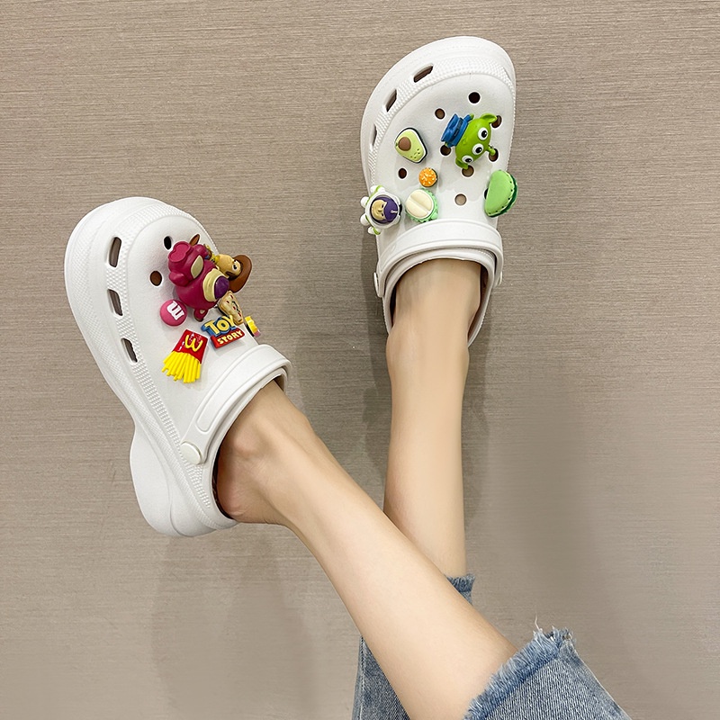 LUMMYSHOP SANDAL WANITA CROC BUZZ ANDY TOY STORY PREMIUM