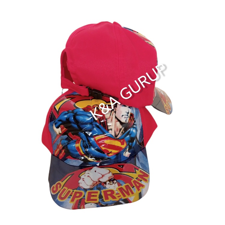 Topi Baseball Anak Laki Laki Superhero/ Topi Anak Laki-Laki / Topi Anak Karakter