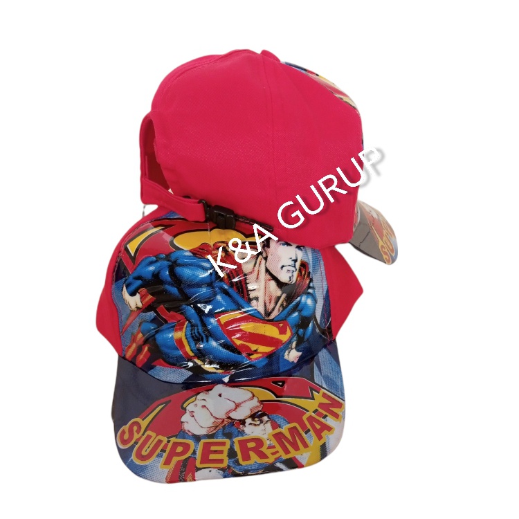 Topi Baseball Anak Laki Laki Superhero/ Topi Anak Laki-Laki / Topi Anak Karakter