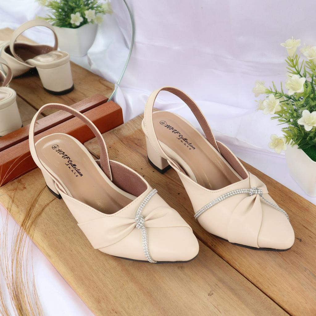 HMF Oriyamy Heels Mules Wanita BC11