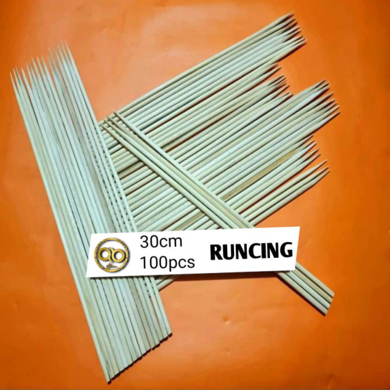 Xaviertaran (100Pcs) Tusuk Buket 30Cm Runcing,Bahan Buket, Buket Bunga,Bunga Uang,Penyangga Buket,