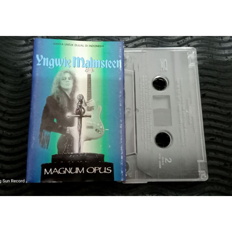 Kaset Pita Yngwie J Malmsteen - magnus opus - hard rock joe satriani steve vai