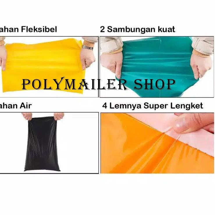 

♞ PLASTIK PACKINGAN PACK POLYMAILER SHOP ukuran 20x30 ISI ±100 LEMBAR TEBAL ONLINE 20 x 30 ۝