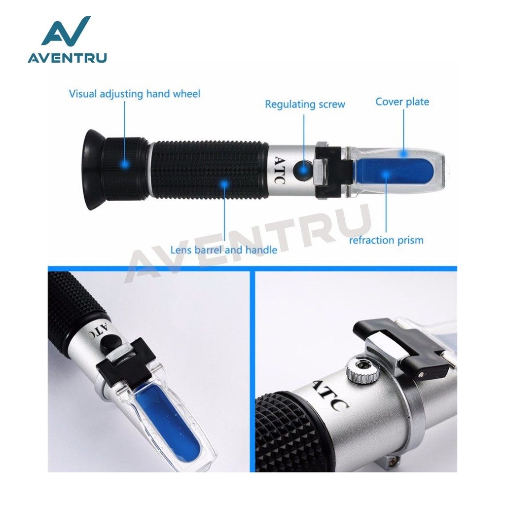 Salinity Refractometer 0-100% / Alat Ukur Kadar Garam