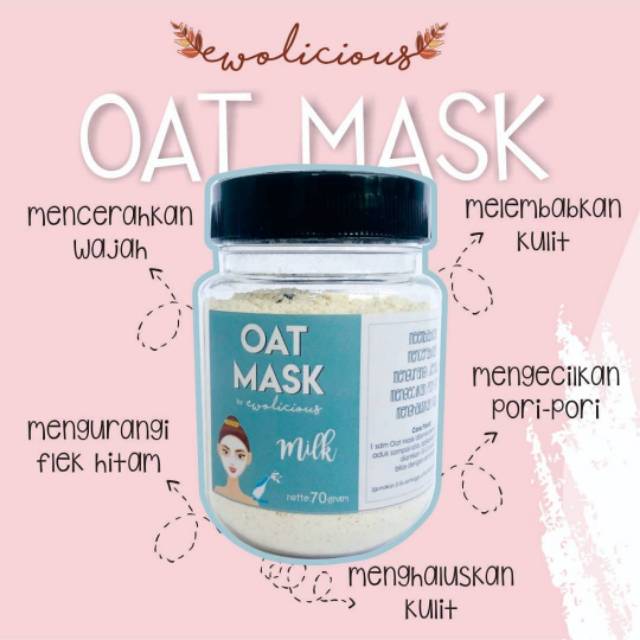 OAT MASK MILK 100℅. ORIGINAL
