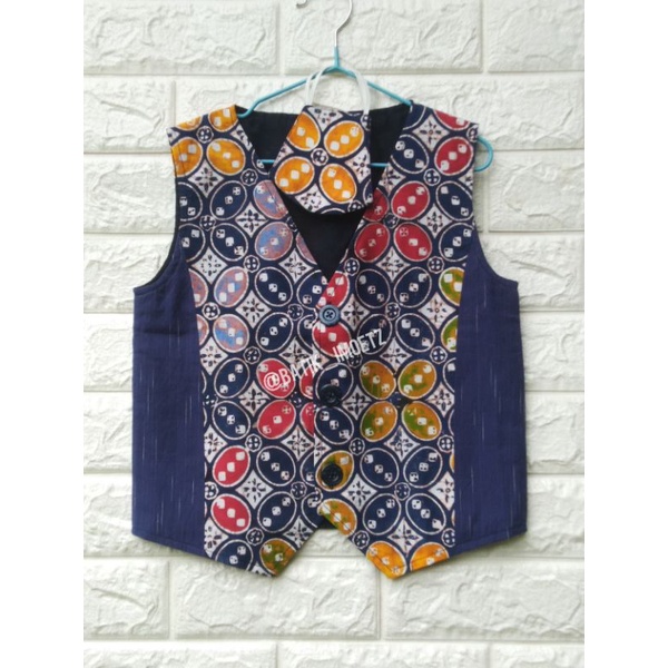 Rompi Batik Anak Laki / Vest Batik Anak Laki