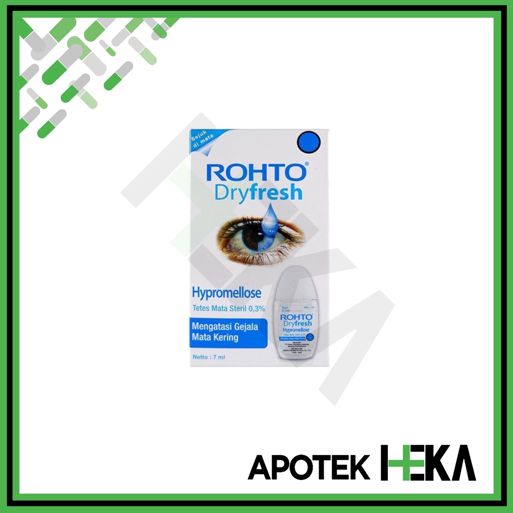 Rohto Dry Fresh 7 ml - Obat Tetes Mata Kering (SEMARANG)