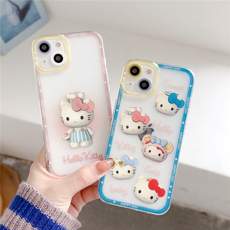 Case Bahan Tpu Motif Kartun Kucing Untuk Iphone 11 Pro Max X Xr Xs Max 7 8 Plus Se 2020 12 Pro Max 12 Mini 13 Pro Max 13 Mini