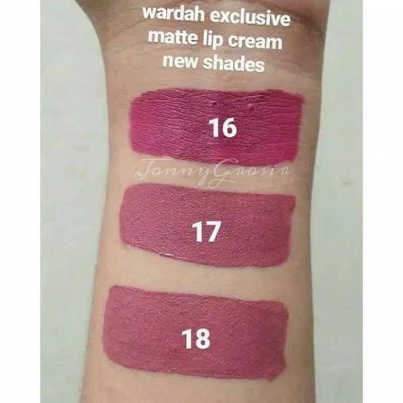 Wardah lip cream exclusive matte 4g