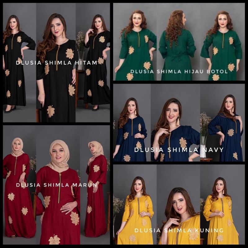 Daster Arabian Dlusia SHIMLA / Baju Tidur Wanita Modern