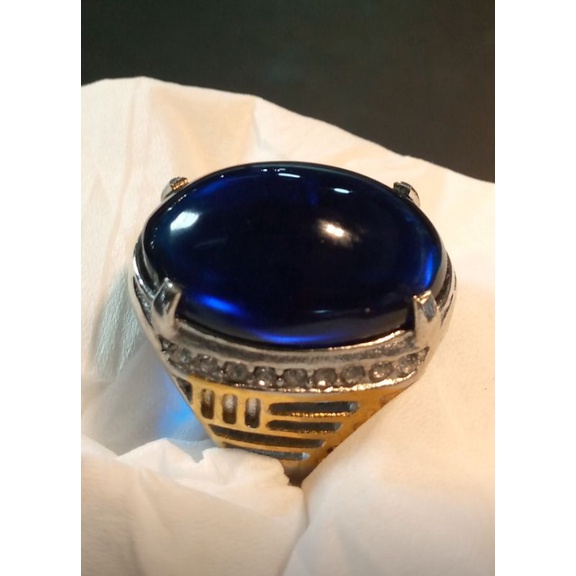 Batu cincin king safir natural
