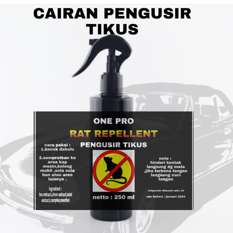 RAT REPELLENT CAIRAN PENGUSIR TIKUS MOBIL OBAT ANTI TIKUS AMPUH ORIGINAL