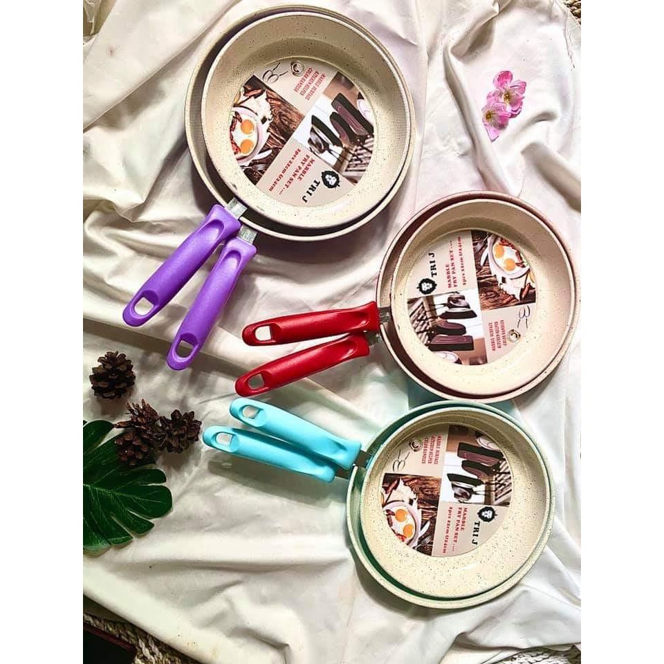 Marble Frypan Set