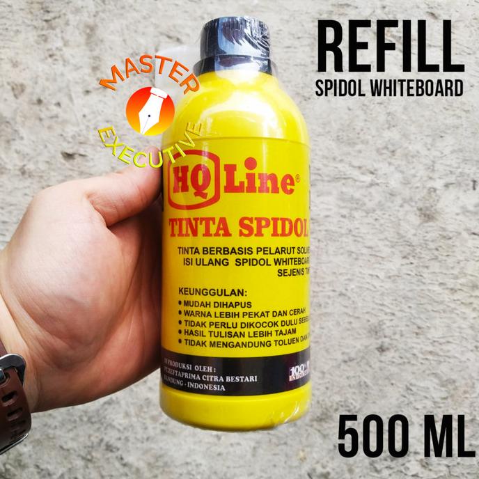 

(COD) HQ Line Refill Tinta Spidol Whiteboard Ink Marker 500 ml - White Board TERBARU Kode 1037
