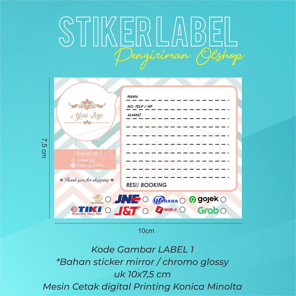 

Stiker Label Pengiriman Online Shop Murah
