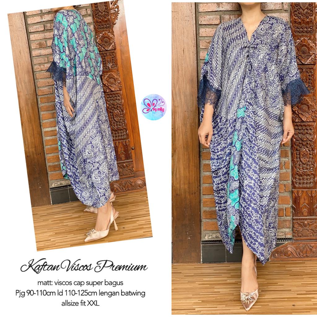 Kaftan Batik Viscose Renda