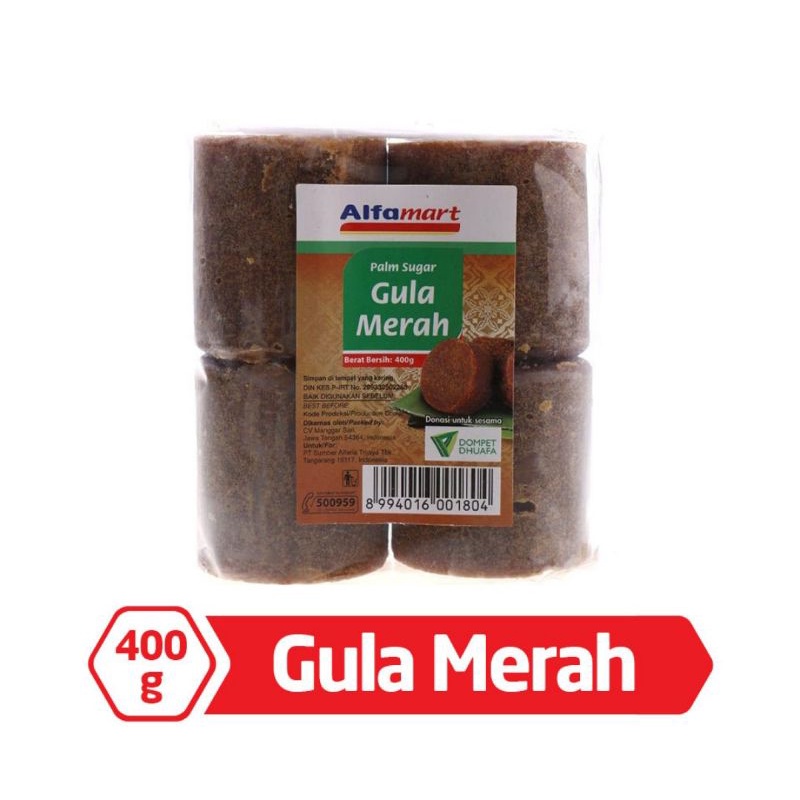 

Alfamart Gula Merah / Gula Aren 400 g