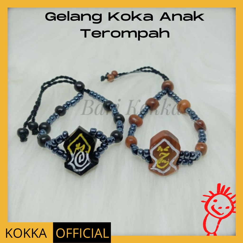 ✨KokkaOfficial✨ Gelang anak kokka kaokah kaukah terompah UNTUK KESEHATAN