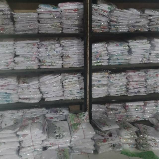 Reseller Mukena Terusan Bordir Polino Putih