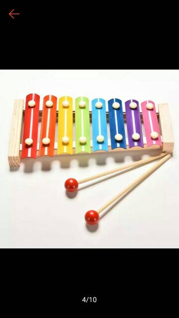 Xylophone /kolintang mainan alat musik ketukan anak