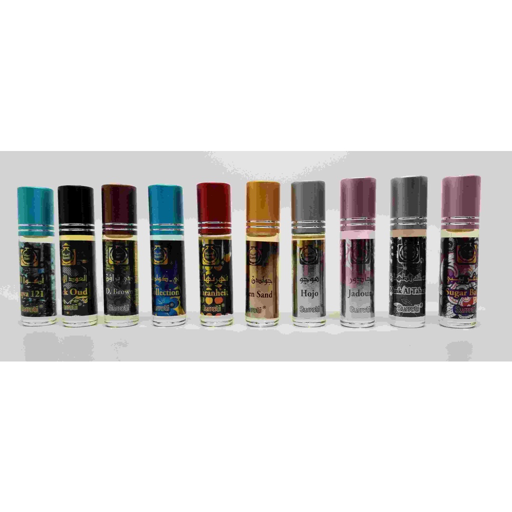 SURRATI Parfume 6ml Roll on All Varian | ORIGINAL | none Alcohol | Parfum Arab