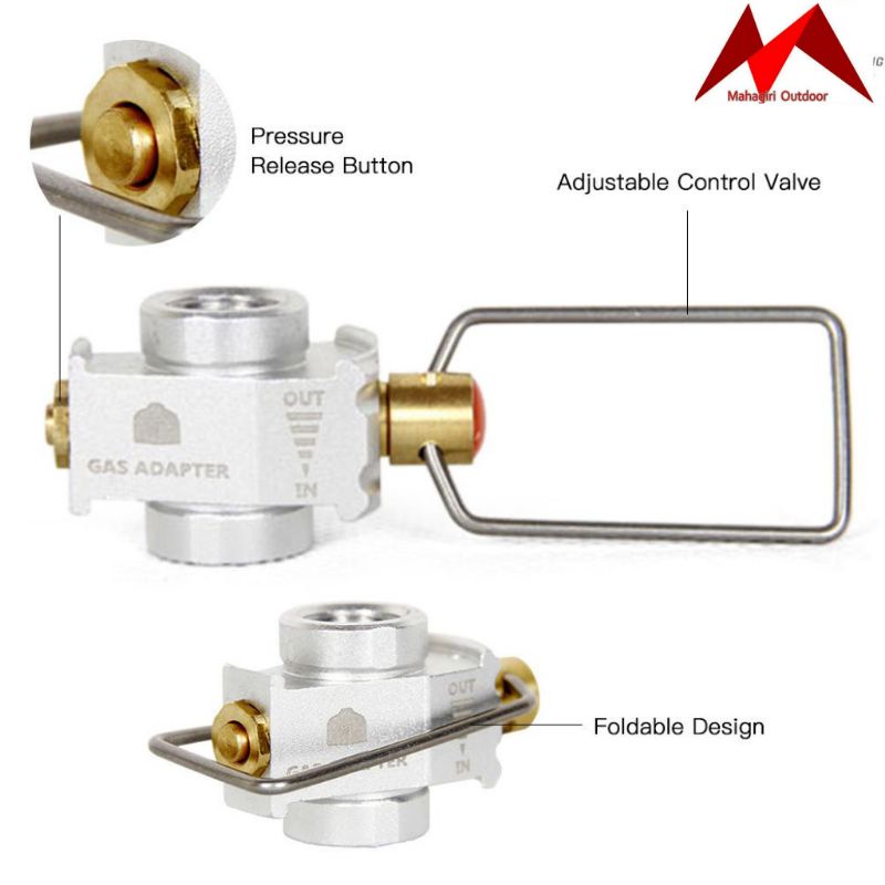 Adaptor shifter gas refill isi ulang canister adapter konektor kompor camping