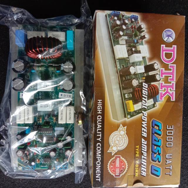 KIT AMPLIFIER CLASS D 3000 WATT DTK