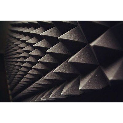 Busa Peredam suara model Pyramid - ACOUSTIC FOAM Pyramid 25x25x6 cm (isi 10pcs)