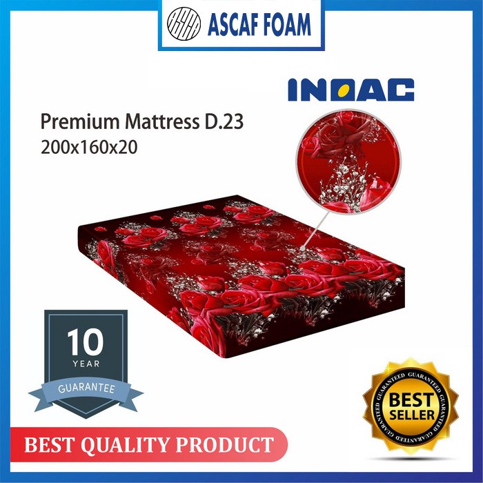 KASUR BUSA INOAC NO.2 / PREMIUM MATTRESS INOAC D.23 / KASUR BUSA INOAC EON D-23 LG - (200x160x20)