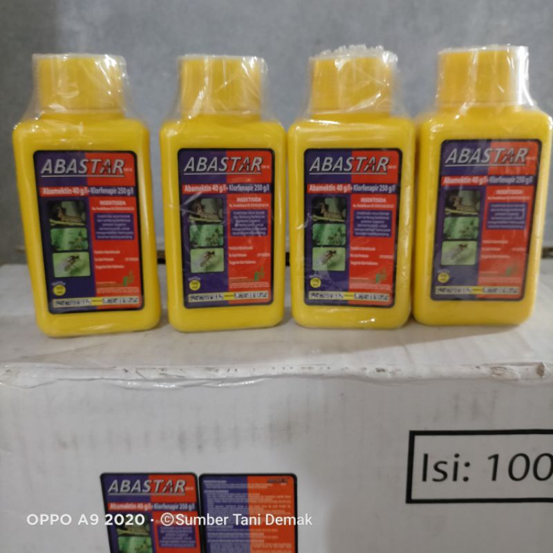 Abastar 290sc kemasan 100ml, Abamektin 40g/l + Klorfenapir 250g/l