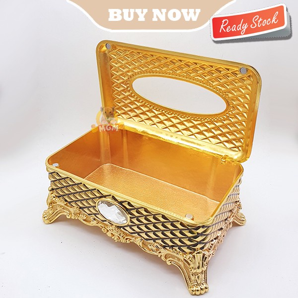 LUXURY Metal Klasik Tempat kotak tisu Tissue Box Classic BIG Diamond