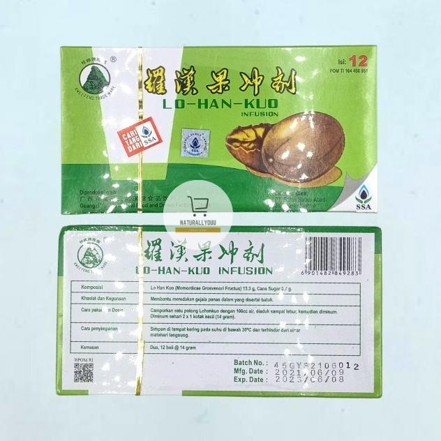 

[PROMO QGE91] Luo Han Kuo / Lo Han Kuo Infusion Luohankuo Luohanguo Instant isi 12 Bayar Di Tempat