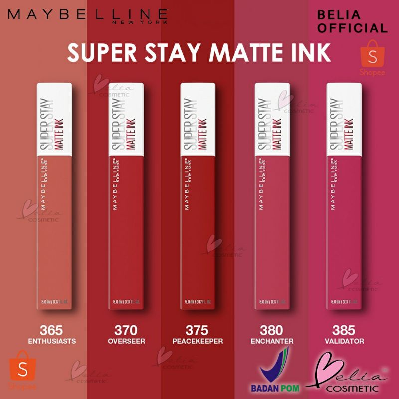 Maybelline stay mate ink 370 & 375 80k