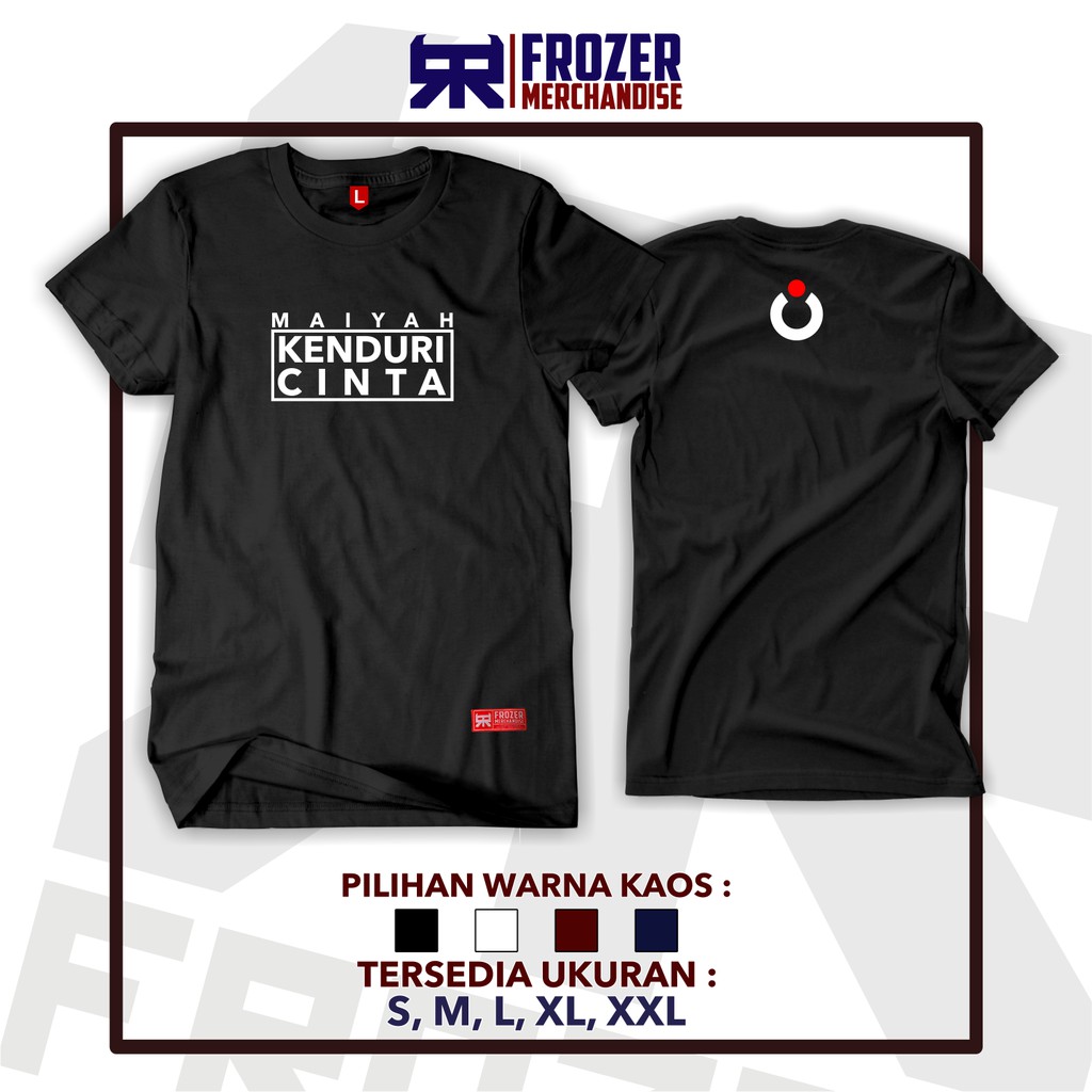 KAOS MAIYAH KENDURI CINTA / KAOS CAK NUN / KAOS TOKOH / BAHAN KATUN KOMBED 30S