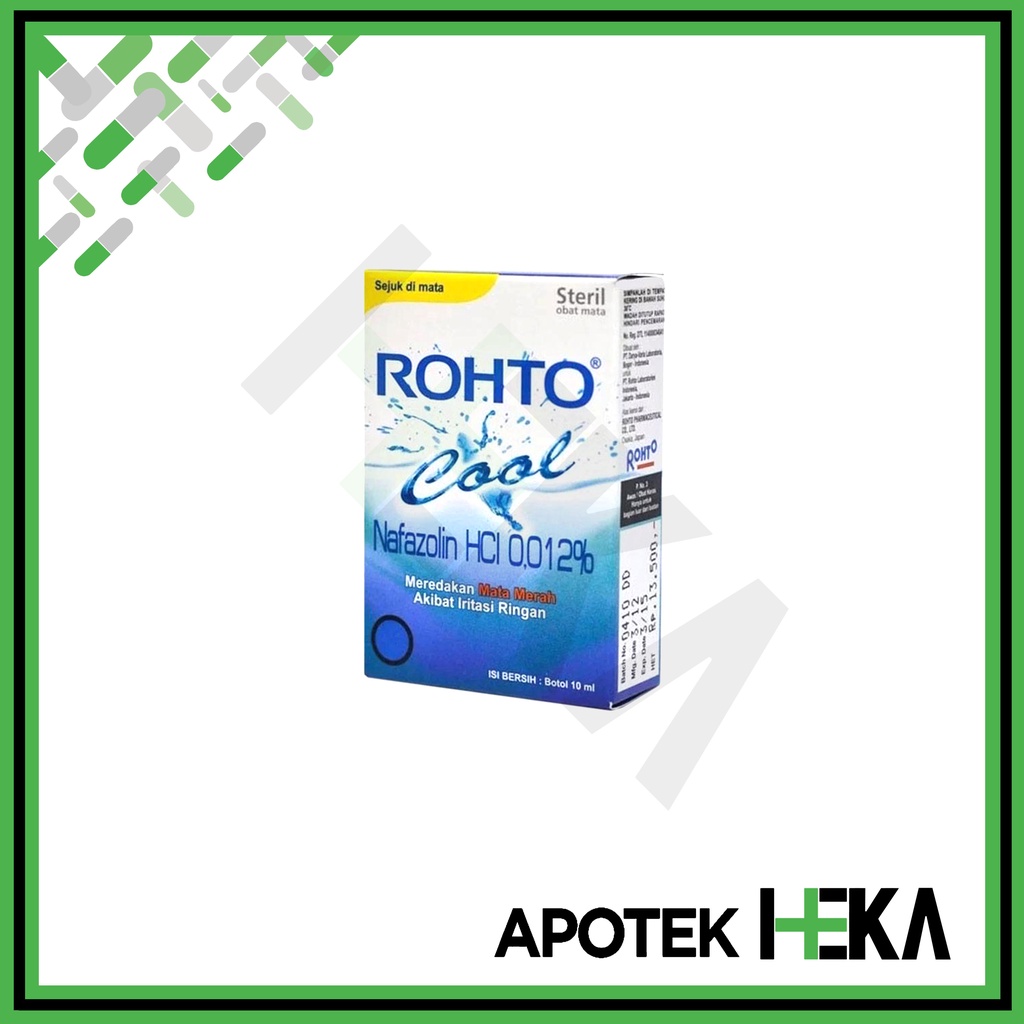 Rohto Cool 7 ml Nafazolin Obat Tetes Mata Atasi Mata Merah (SEMARANG)