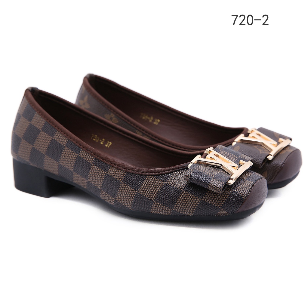 Logo Bow Block Heels #720-2