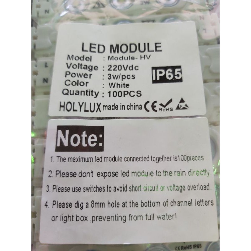 LED MODUL AC 3w 220V.